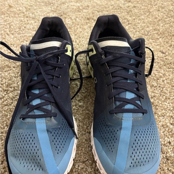 On Running Men's Navy and Light Blue Athletic Shoes - Picture 6 of 7